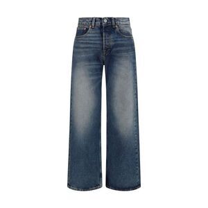 Our Legacy Blue Cotton Relaxed Fit Women's Jeans